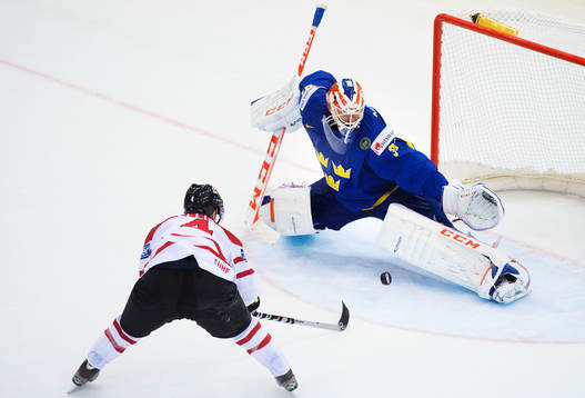 Kanadas Ryan Ellis skjuter in det matchavgörande