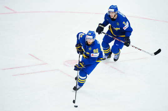 Sveriges Linus Klasen och Niclas Burström