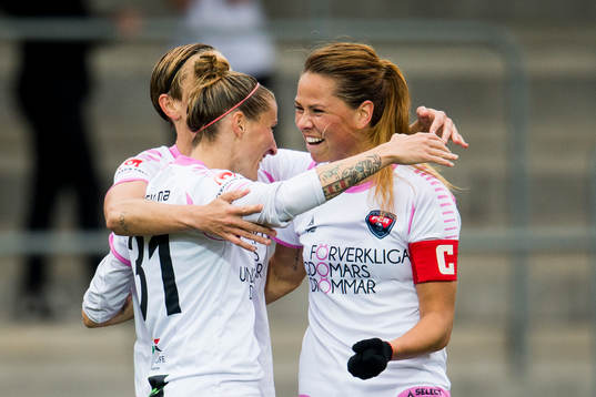 Rosengårds Anja Mittag jublar