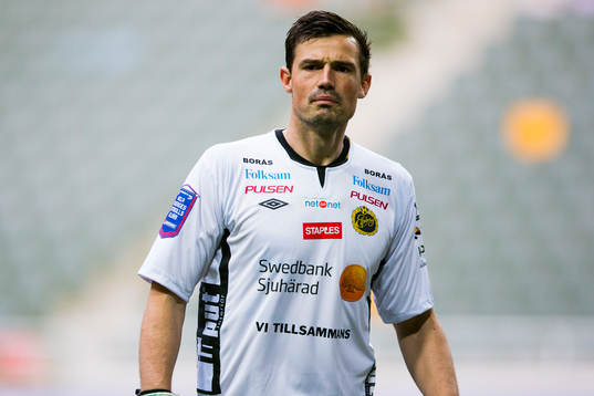 Elfsborgs målvakt Kevin Stuhr-Ellegaard