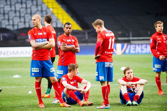 Helsingborgs spelare deppar
