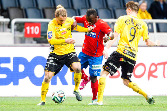 Elfsborgs Niklas Hult och Lasse Nilsson utmanar