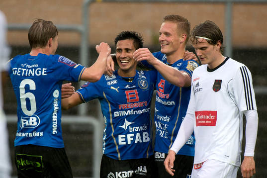 Halmstads Johan Blomberg, Antonio Rojas och Gudjón