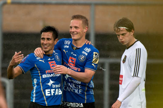 Halmstads Johan Blomberg, Antonio Rojas och Gudjón