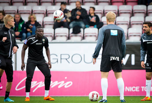 Örebros Alhassan Kamara är nära en comback, bilden tagen