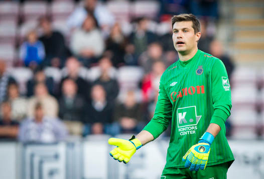 Gefles målvakt Emil Hedvall