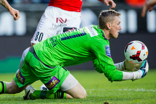 under fotbollsmatchen i Allsvenskan mellan Häcken - Kalmar