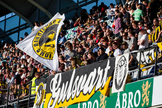 under fotbollsmatchen i Allsvenskan mellan Häcken - Kalmar