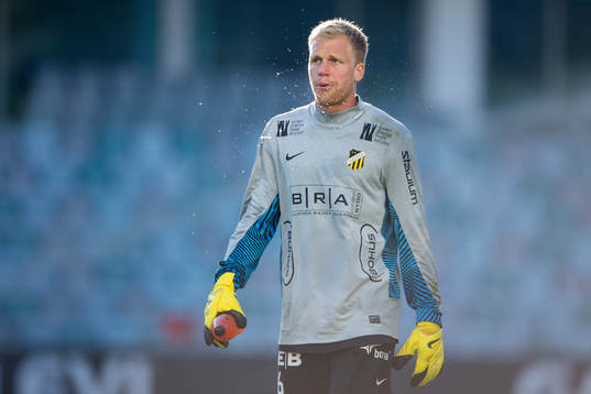 Häckens reservmålvakt Peter Abrahamsson