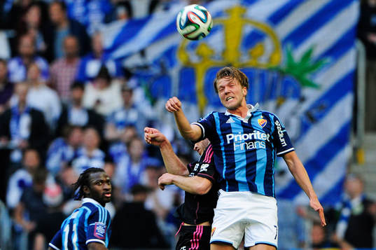 IFK Göteborgs Gustav Svensson  och Djurgårdens Martin