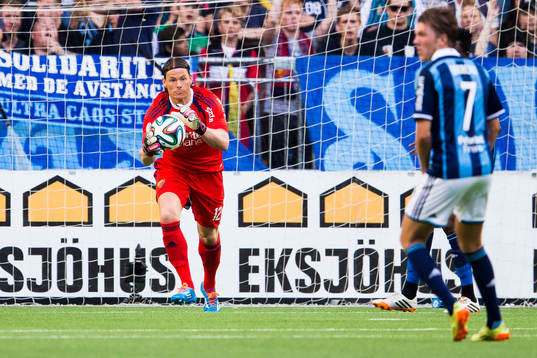 Djurgårdens målvakt Kenneth Høie