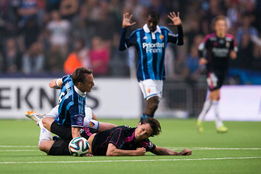 Djurgårdens Andreas Johansson drar ner IFK Göteborgs