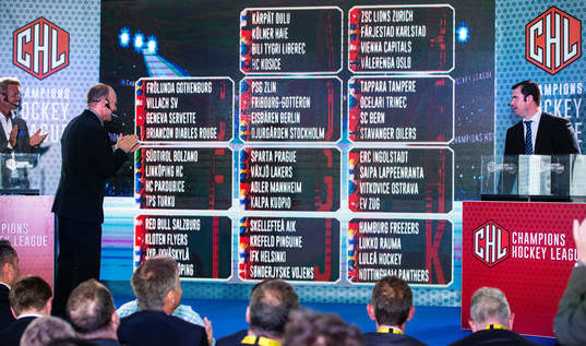 Resultat av lottningen av Champions Hockey League