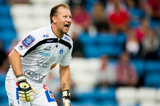 Åtvidabergs målvakt Henrik Gustavsson