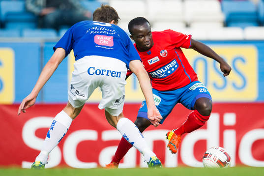 Helsingborgs Emmanuel Boateng och Åtvidabergs Månz