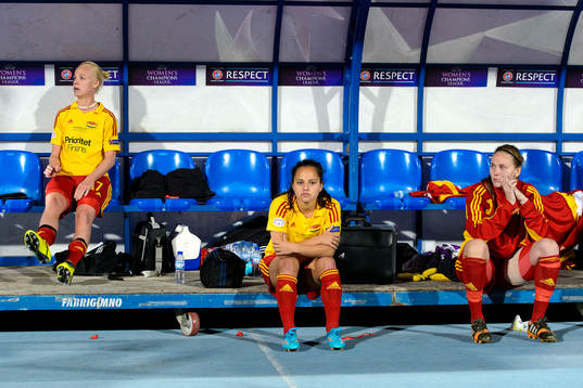 Tyresös Caroline Seger, Malin Diaz och Lisa Dahlkvist