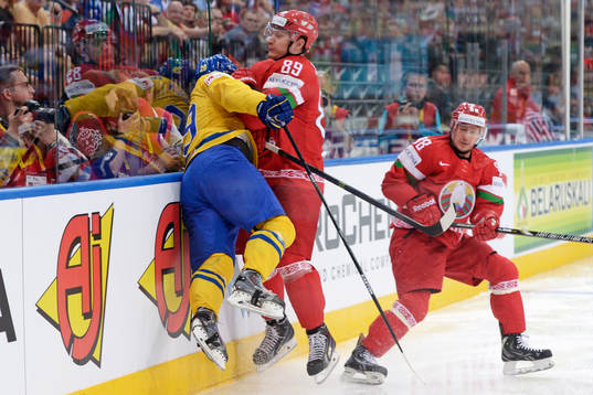 Sveriges Erik Gustafsson och Vitrysslands Dmitri Korobov