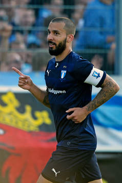 Malmö FFs Guillermo Molins jublar