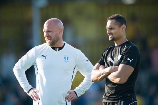 i den allsvenska matchen mellan Mjällby och Malmö FF i