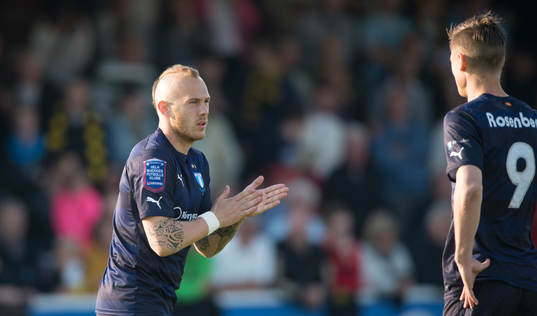 Malmös Magnus Eriksson och Markus Rosenberg  i