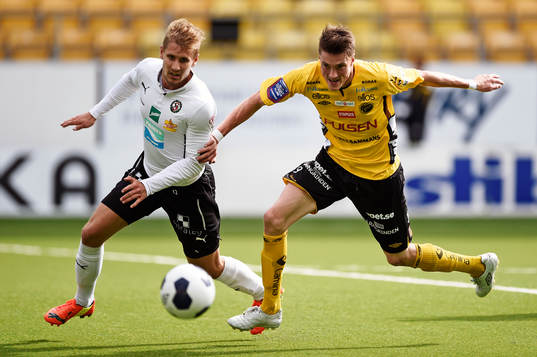 Örebros Daniel Björnqvist och Elfsborgs Lasse Nilsson