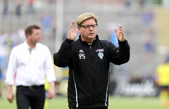 Halmstads tränare Jens Gustafsson och Åtvidabergs