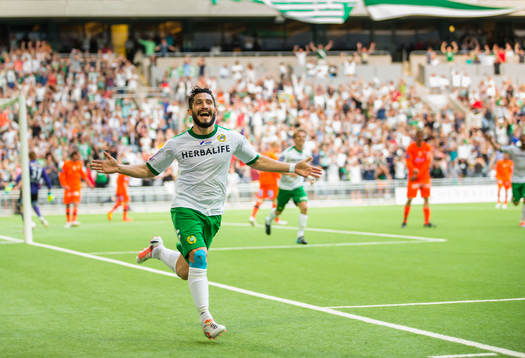 Hammarbys Pablo Piñones-Arce jublar