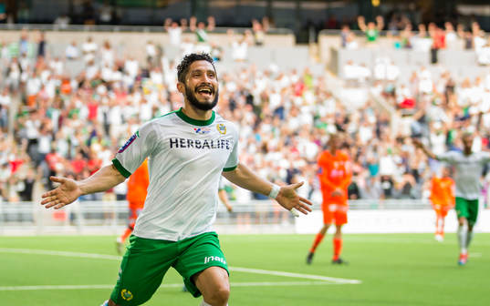 Hammarbys Pablo Piñones-Arce jublar