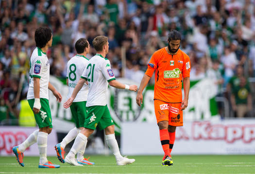 Varbergs Ali Sinan Ayranci ser deppig ut