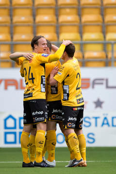Elfsborgs spelare jublar