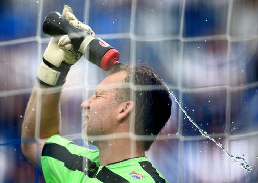 Åtvidabergs målvakt Henrik Gustavsson