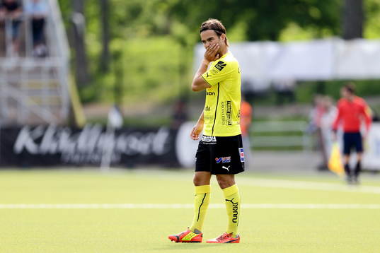 Halmstads Kristinn Steindorsson deppar