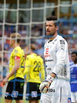 Halmstads målvakt Stojan Lukic