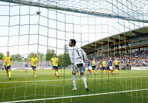 Frispark i ribban av Åtvidabergs Kristian Bergström,