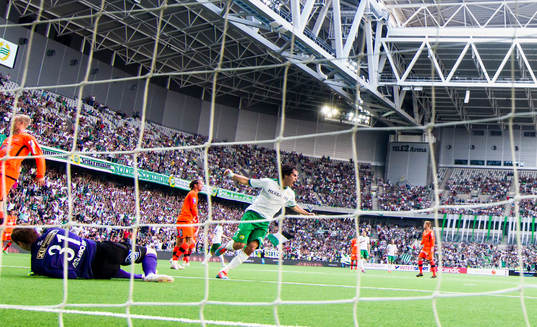 Hammarbys Lars Mendonca Fuhre jublar