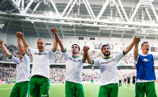 Hammarbys spelare tackar publiken