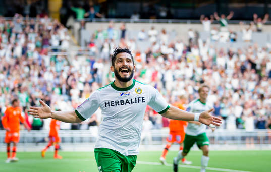 Hammarbys Pablo Piñones-Arce jublar