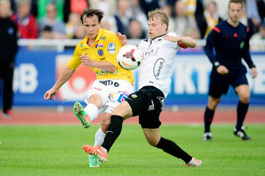 Falkenbergs Anton Wede och Häckens Oscar Lewicki