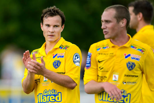 Falkenbergs Anton Wede tackar publiken