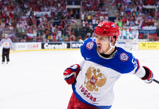 Rysslands Sergei Shirokov jublar