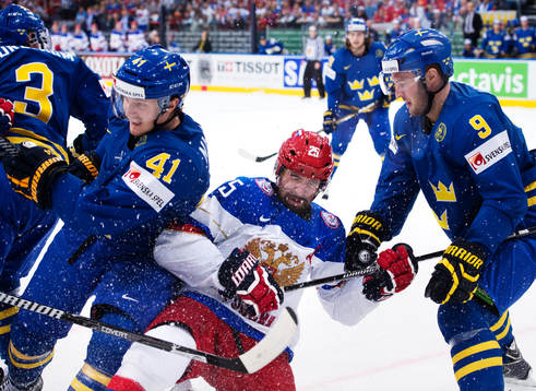 Sveriges Gustav Nyquist och Niclas Andersén utmanas av