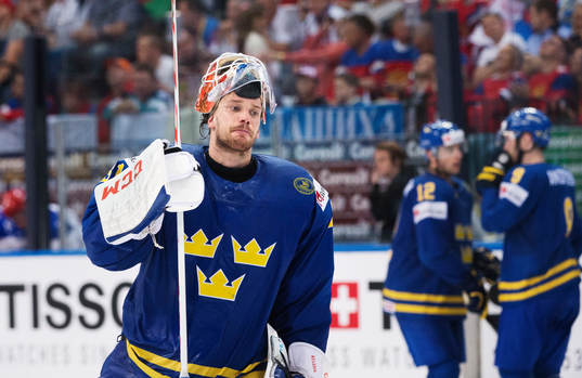 Sveriges målvakt Anders Nilsson