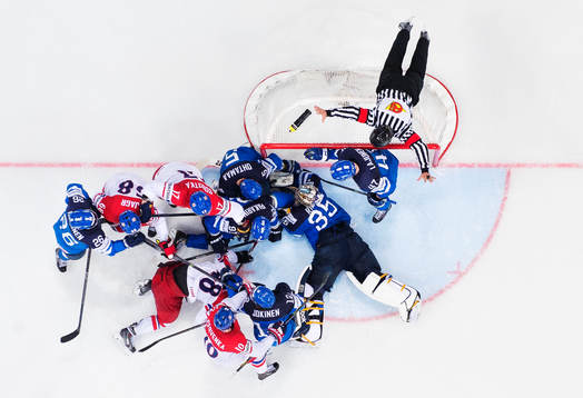 Bläddra bland fler bilder av Ishockey-VM 2014, dag 16, semifinal, Tjeckien - Finland