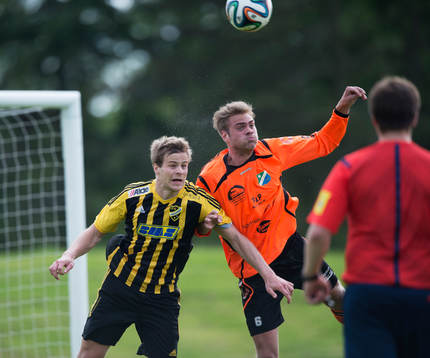 IFK Hässdleholms Jesper Eliasson i matchen i division 111