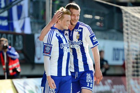 IFK Göteborgs Jakob Johansson kramar om Sam Larsson