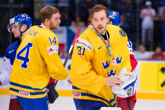 Sveriges målvakt Anders Nilsson