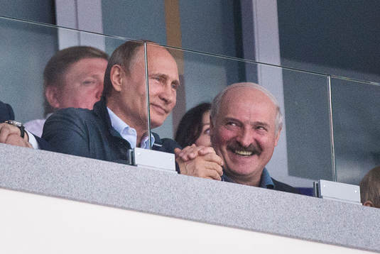 Rysslands president Vladimir Putin och Vitrysslands