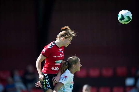 Kristianstads Mia Carlsson i matchen i damallsvenskan