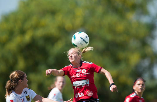 Kristianstads Gudny Björk Odinsdottir i matchen i