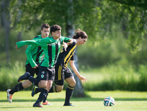 IFK Hässleholms Mert Yanev i matchen i juniorallsvenskan